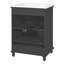 Meuble-lavabo de 24 po avec lavabo en céramique, portes à fermeture en douceur et cloisons de tiroir pour un rangement efficace-70667937