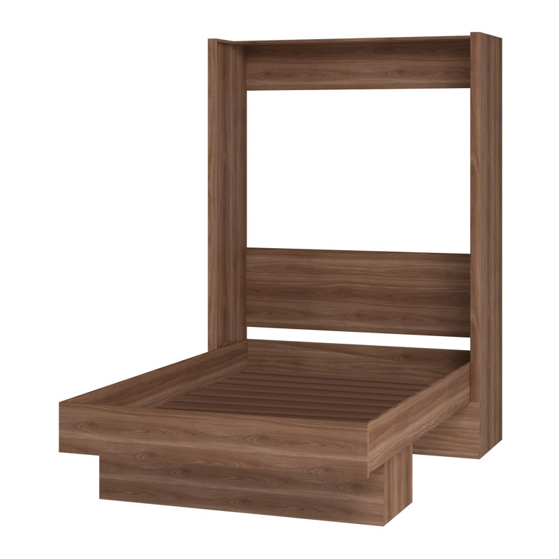 Dekari Storage Murphy Bed, Full / Double, Brown