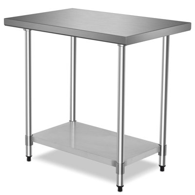 ovve Stainless Steel L x W x 35.5 in. H Adjustable Prep Station