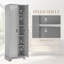 Armoire de rangement d'appoint avec tablette réglable-1403230607
