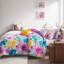 Ensemble d'édredon double / grand à motif floral