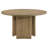 Dreydon Distressed Light Brown Round Dining Table