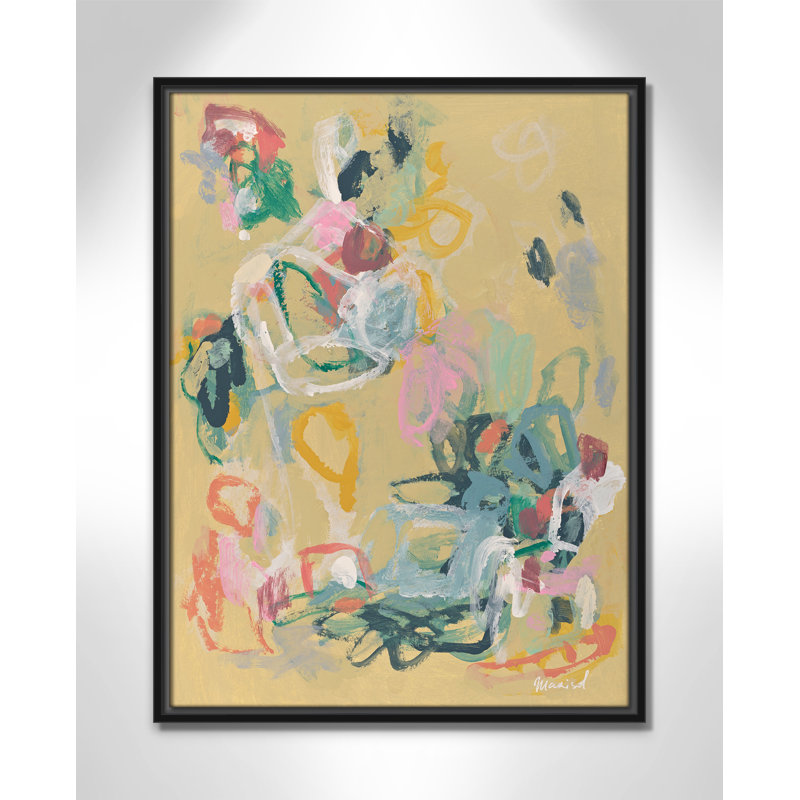 «Living In Colours» par Marisol Evora, Cadre flottant noir, L 19,5 po x H 25,5 po