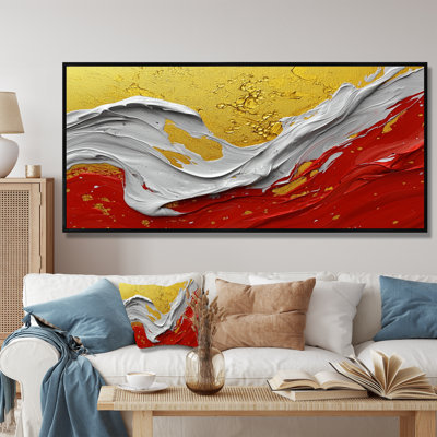 Chaos, harmonie du lever du soleil, peinture IV - fractales, art mural
