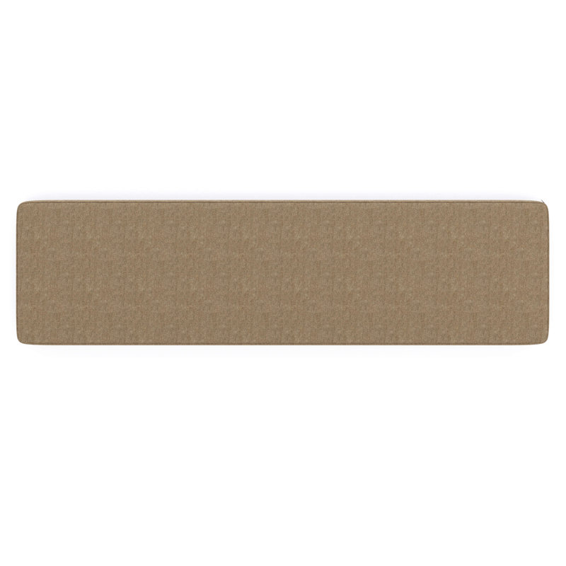 Jayapura Indoor/Outdoor Sunbrella® Seat Cushion, 44" W x 18" D, Spectrum Mushroom Sunbrella® Plainweave