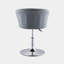 Amitabh Swivel Upholstered Adjustable Height Counter Stool with Metal Frame-1583945036