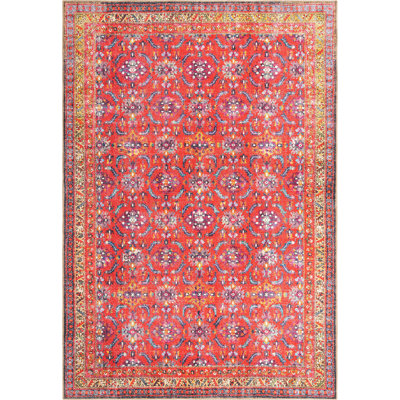 Mcclamma Chenille Oriental Indoor Rug