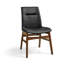 Chaises de salle à manger en cuir PU, chaises de salle à manger en cuir modernes avec structure en bois massif, résistantes à l'eau et faciles à nettoyer-1249029007-1246118042