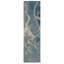 Tapis bleu en laine touffeté à la main Tasley-696693377