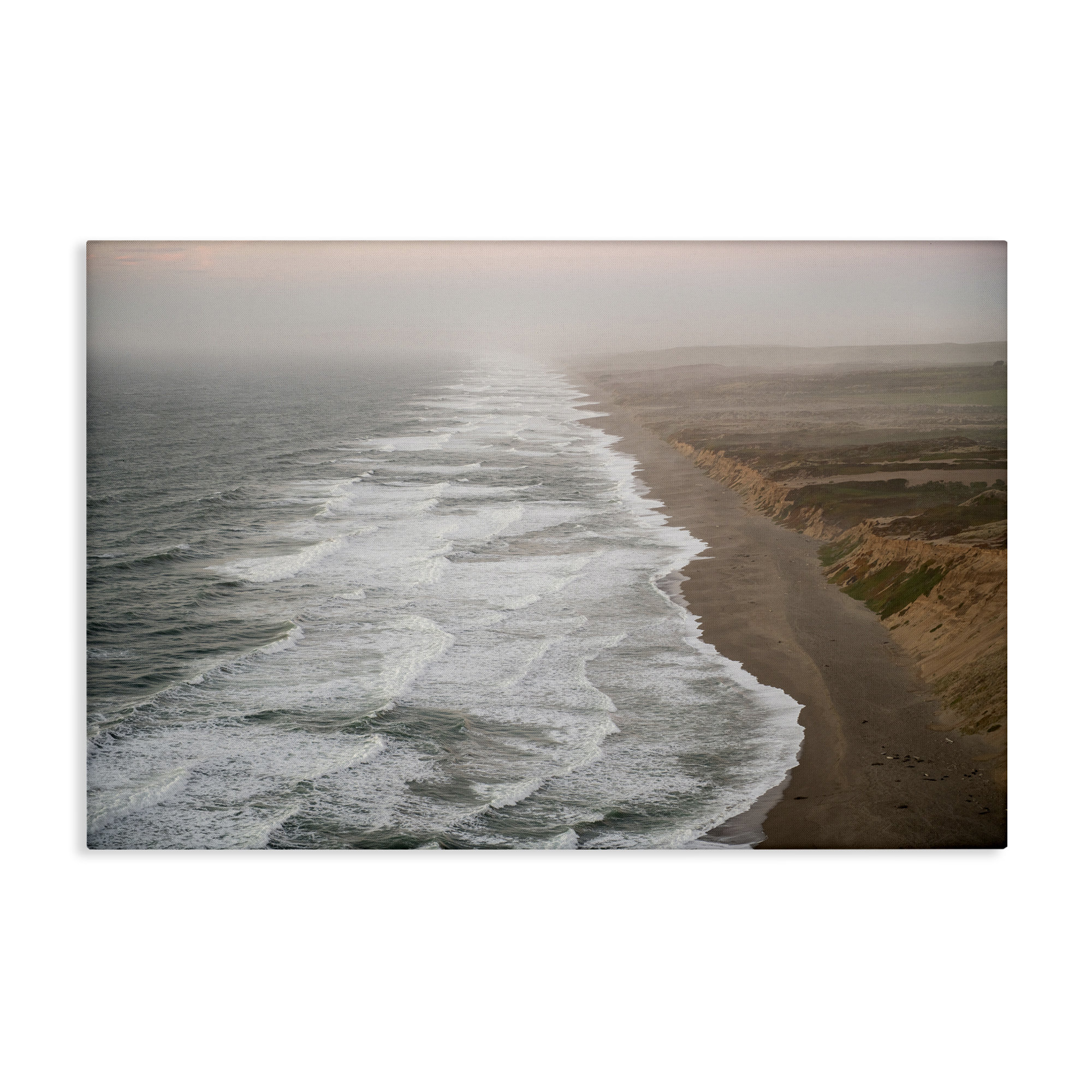 Highland Dunes Point Reyes Receding Shoreline Canvas Wall Art by ...
