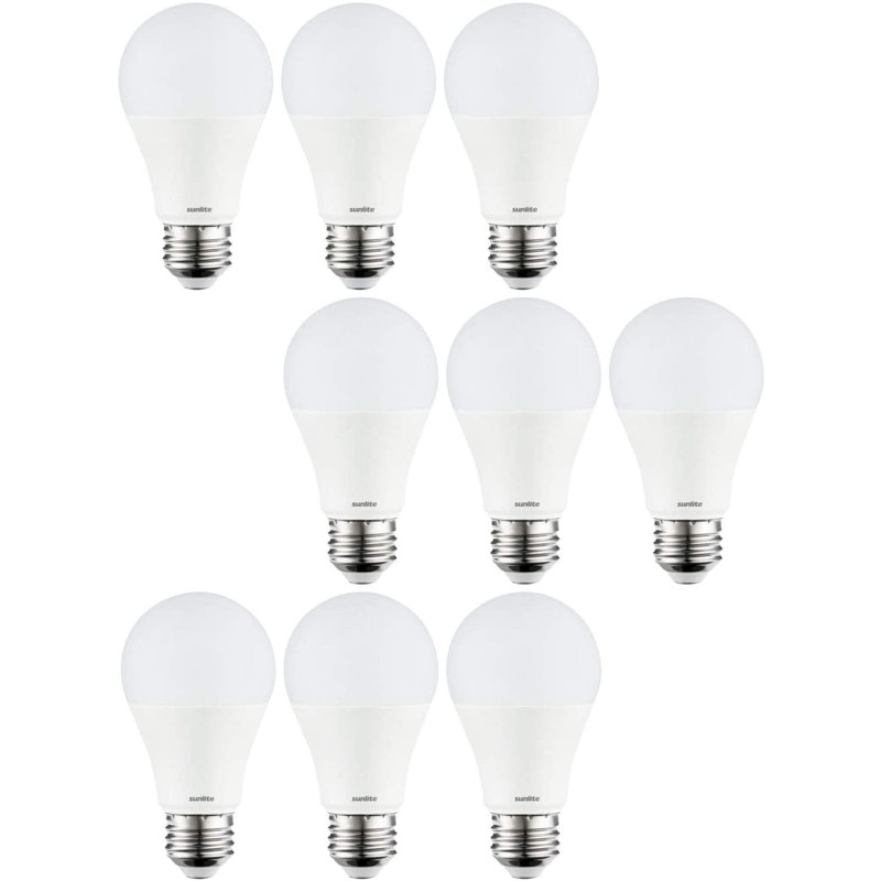 9 Watt (60 Watt Equivalent), A19 LED, Non-Dimmable Light Bulb, E26/Medium (Standard) Base, 5000K
