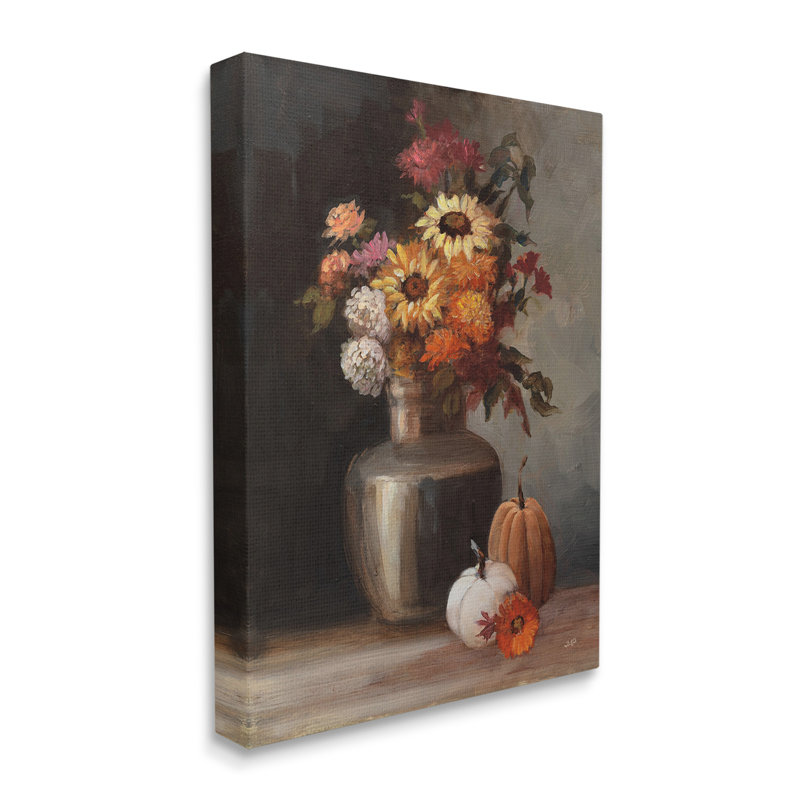 "Autumnal Still Life", art mural par Julia Purinton, H 30 po x l 24 po