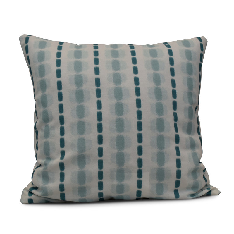 Coussin Funky Junky, Sarcelle, H 18 po x l 18 po