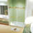 Frameless Double Sliding  Shower Door-121607608