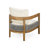 Allen Outdoor 2-Piece Acacia Wood Conversation Set With Woven Rope