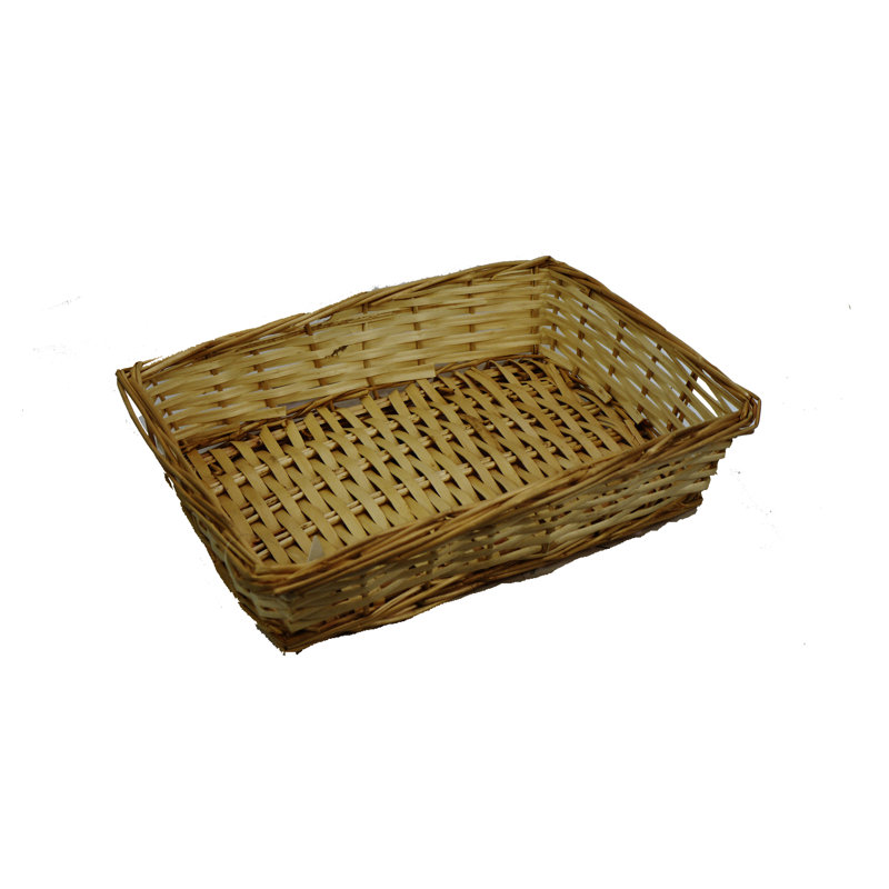 Charlton Home® Willow Decorative Basket, 4" H x 10" W x 13" D