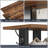 Narrow 10 - Tiers Shoe Storage Tower, Wooden Shoe Rack with Hooks-1428782548
