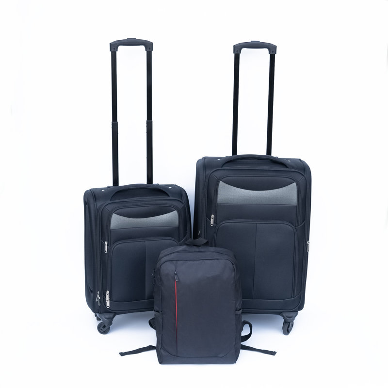 Ensemble de valise de voyage avec valise universelle et sac à dos Oxford