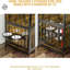 Cage pour chien style cage pour grands chiens d'intérieur très robuste 41 po