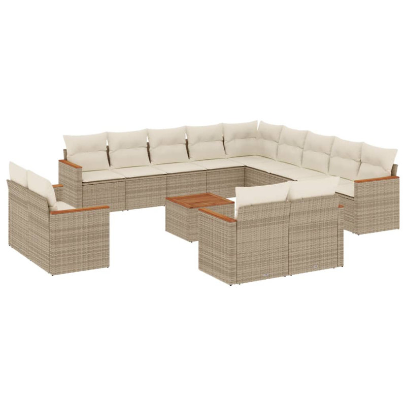  Garden Sofa Set Beige