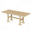 Ensemble de table de salle à manger extensible 6 pièces Farmhouse-130037728-130037725-130037726-130037727