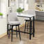 Tabouret de bar rotatif 29,5 po Annaleya-373974284