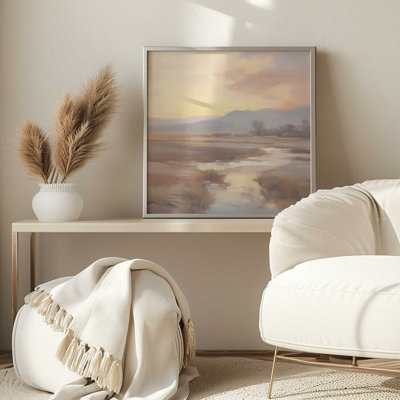 " Meadow Glow At Sunset "