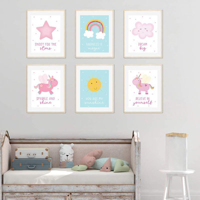 Derrall 6 - Piece Paper Print