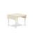 3 Piece Dining Table Set for Small Spaces Contains a Rectangle Dining Room Table with Dropleaf and 2 Wood Seat Chairs, Linen White-1629686797-1629686799-1618575236