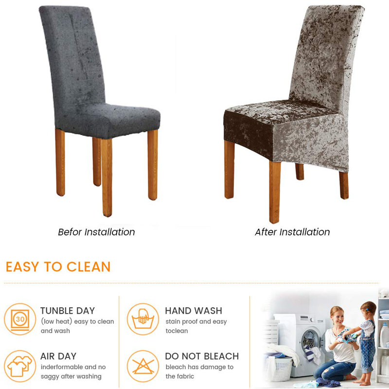 Dining Chair Slipcover, Khaki