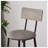 Round bar stool set with shelf, upholstered stool with backrest-881475865-881475866