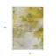 Tapis intérieur lavable abstrait beige et blé doré 8 pi x 10 pi