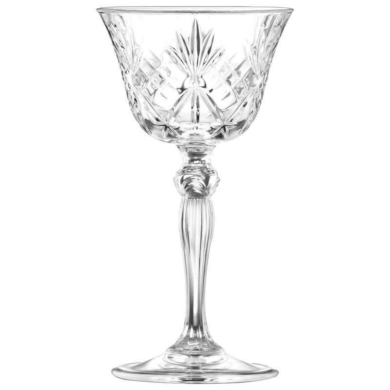 RCR Crystal Melodia Glass Champagne Saucers - 160ml