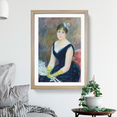Madame Leon Clapisson by Pierre-Auguste Renoir - Picture Frame Painting