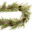 Long Needle Pine and Pinecone Garland 6'L