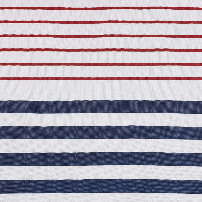 Tommy Hilfiger Brooklyn Stripe Cotton Blue Duvet Cover Set, Twin Duvet Cover + 1 Standard Sham