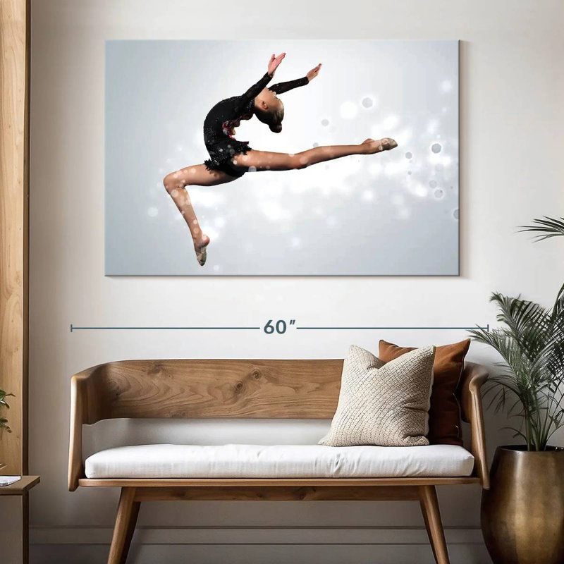Fille de gymnastique Sireci, H 34 po x l 51 po