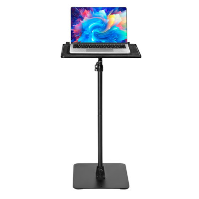 Projector Stand, Projector Floor Stand with Adjustable Height 30.3 to 63.4 inch, 360° Horizontal Rotation Projectors Cart for Meetings, Outdoor Movies, Video Stand, Gimbal Mount or Tray Support
