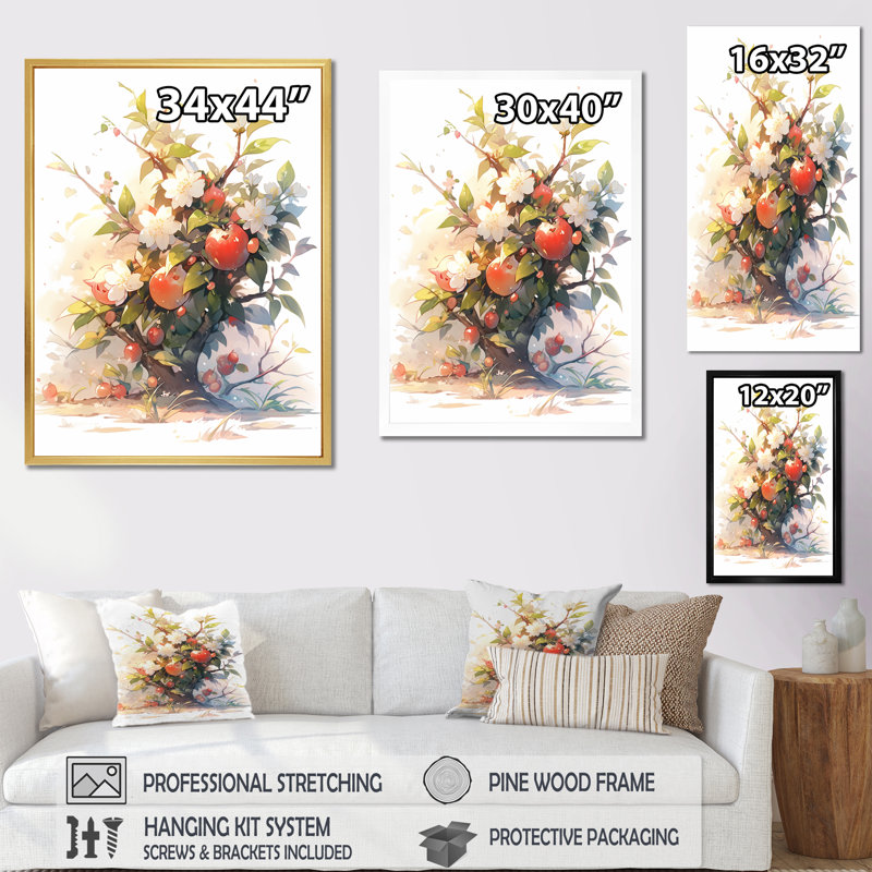 «A Gardens Flower Grace II», reproduction sur toile, Toile tendue, H 20 po x l 12 po x P 1 po