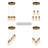 Rochel 5 - Light Cluster Chandelier