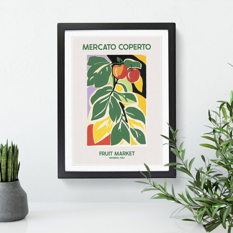 Mercato Coperto Fruit Market Exhibition 6 - Framed Print, 46cm H x 34cm W x 2cm D