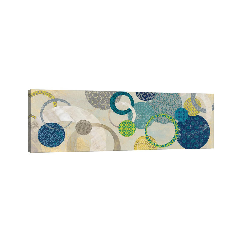 Around We Go by PI Studio - Wrapped Canvas Print, 30.48 cm H x 91.44 cm W x 1.91 cm D