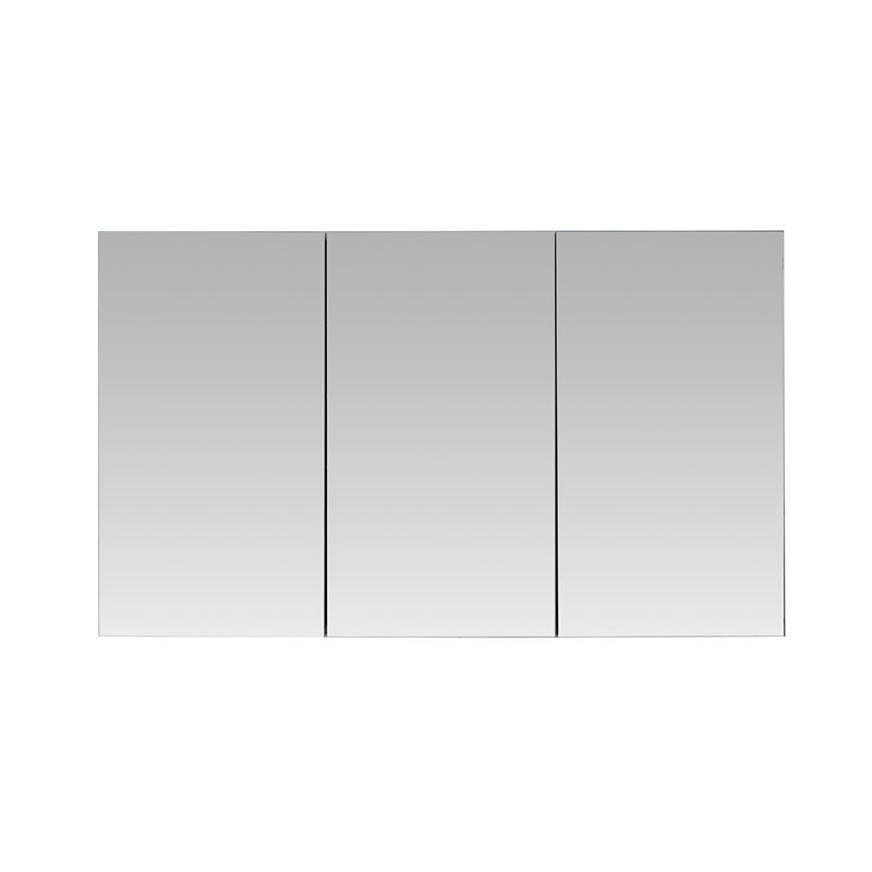 Royale 60"W Medicine Cabinet with Electrical Outlets, Defogger, Adjustable LED 3X Magnifying Mirror, 30" H x 60" W x 5" D
