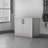 Asti Garage Wall Storage Cabinet, 32 Inch, 2 Doors, Gray Metallic