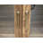 Olum 73 Inch Sideboard Console, Glass Doors, 2 Tiers, Brown Solid Wood