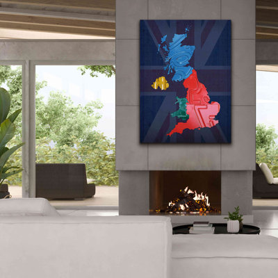 " UK Map " by Design Turnpike