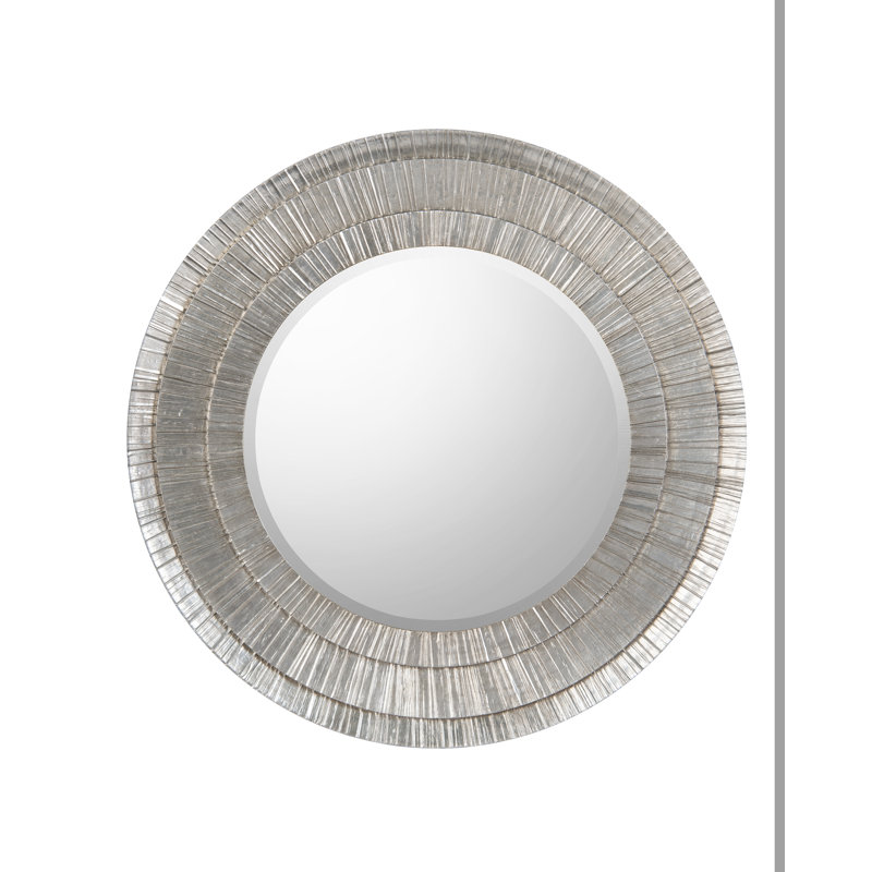 Peili Round Mirror, Silver