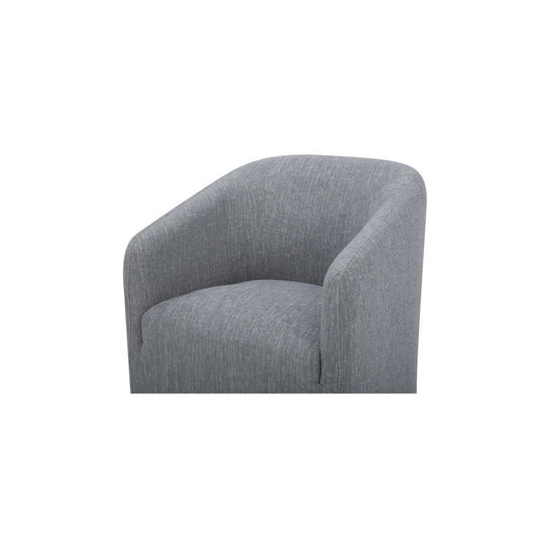 Sandy Rolling Dining Chair Off White, Grey
