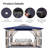 13'x11' Double-Roof Patio Gazebo with Mosquito Netting,Heavy Duty Gazebos Shelter Party Tent-123780556-129983633
