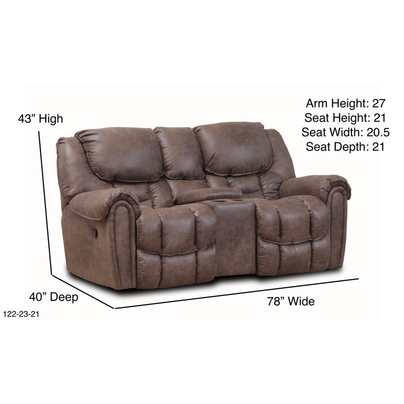 Causeuse inclinable Revaz 78 po Revaz